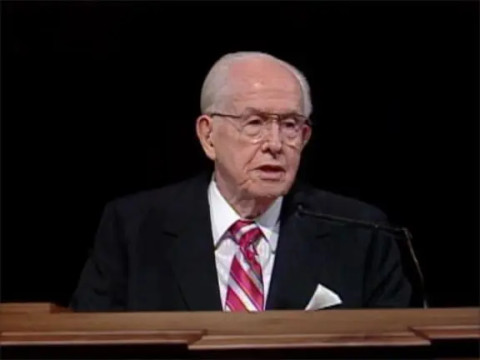 President Ezra Taft Benson speaking about "Our Divine Constitution."