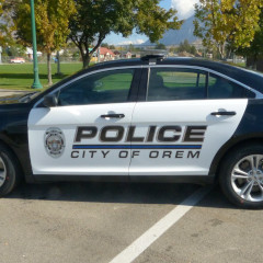 An Orem Police Department patrol car.