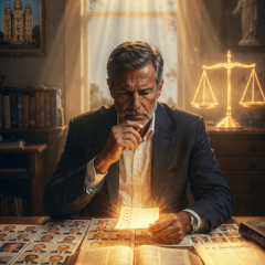 Evaluating political candidates according to my religious standards.